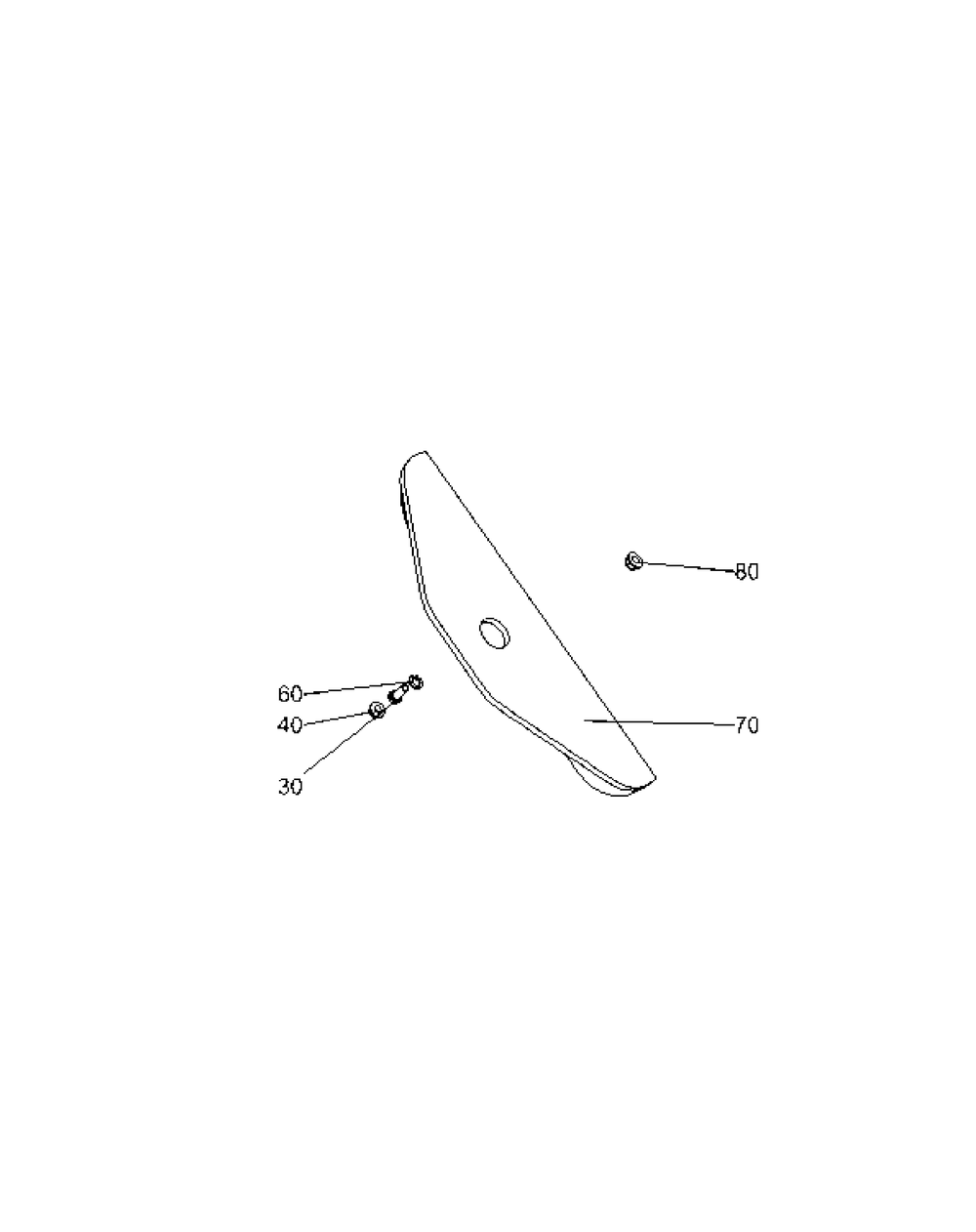 Rear Hitch Diagram and Parts List for Z-FORCEL60 (17ASDALD009-17BSDALD010)(2015) Cub Cadet Lawn Tractor